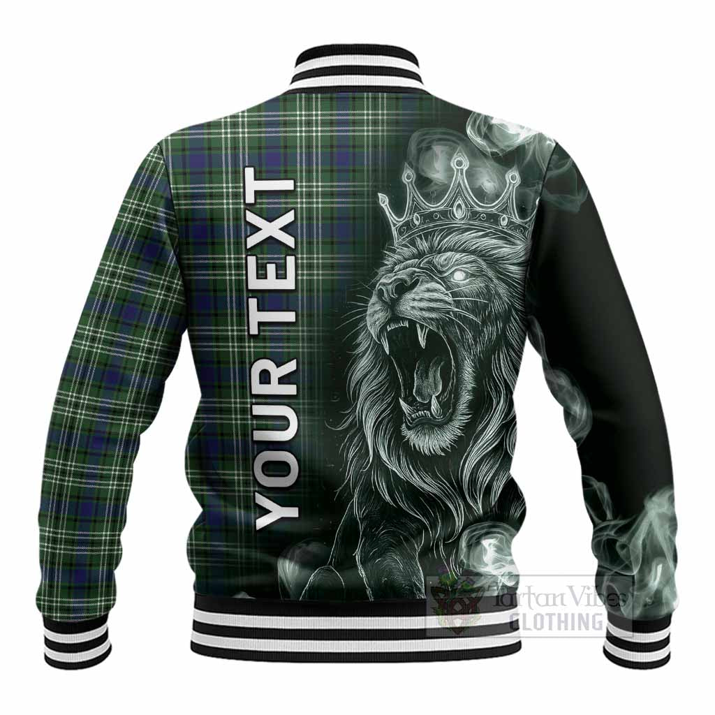 Purves Tartan Baseball Jacket Roaring Lion Heritage