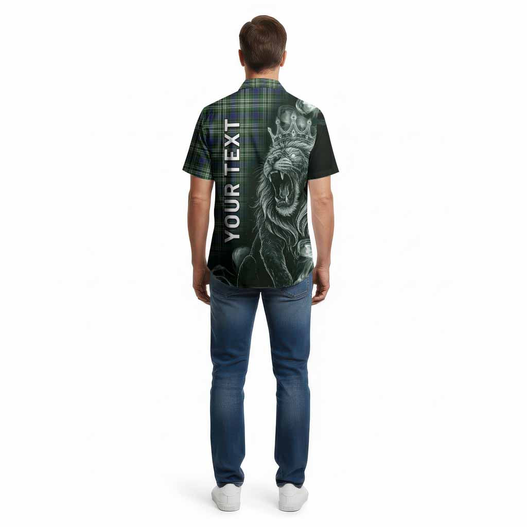 Purves Tartan Cotton Hawaiian Shirt Roaring Lion Heritage