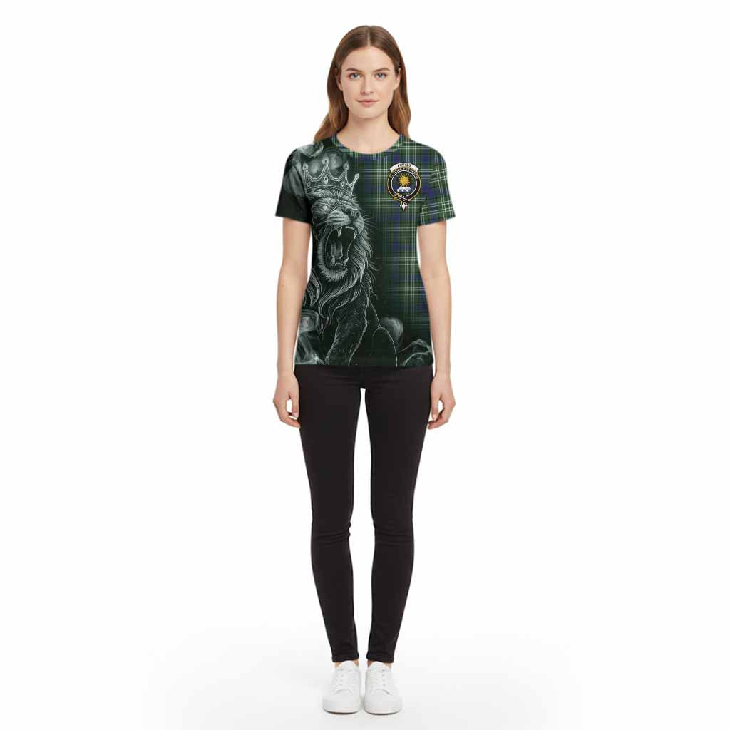 Purves Tartan Cotton T-shirt Roaring Lion Heritage