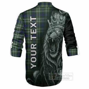 Purves Tartan Ghillie Shirt Roaring Lion Heritage