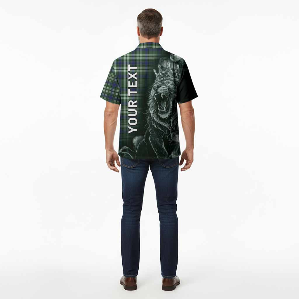Purves Tartan Hawaiian Shirt Roaring Lion Heritage