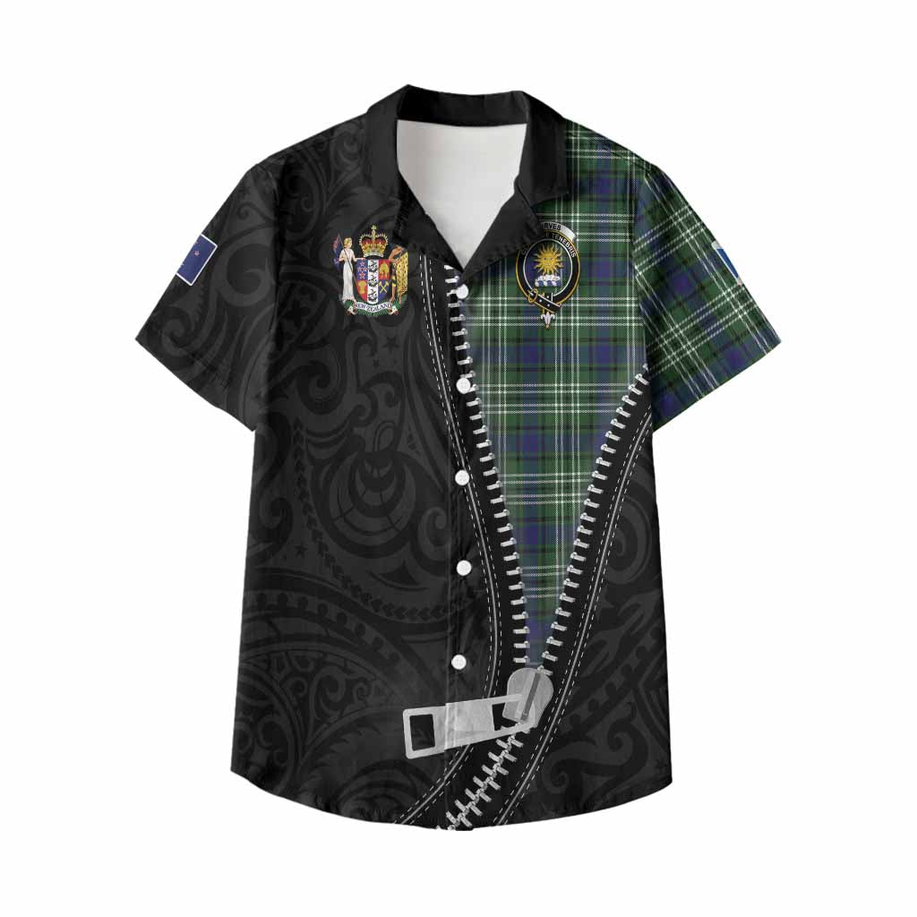 Purves Tartan Kid Hawaiian Shirt New Zealand Pattern Unique Zipper Stylized