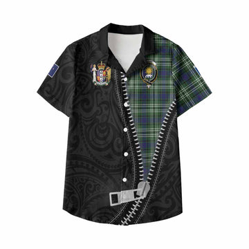 Purves Tartan Kid Hawaiian Shirt New Zealand Pattern Unique Zipper Stylized