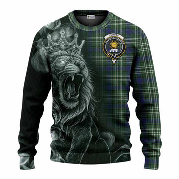 Purves Tartan Knitted Sweater Roaring Lion Heritage