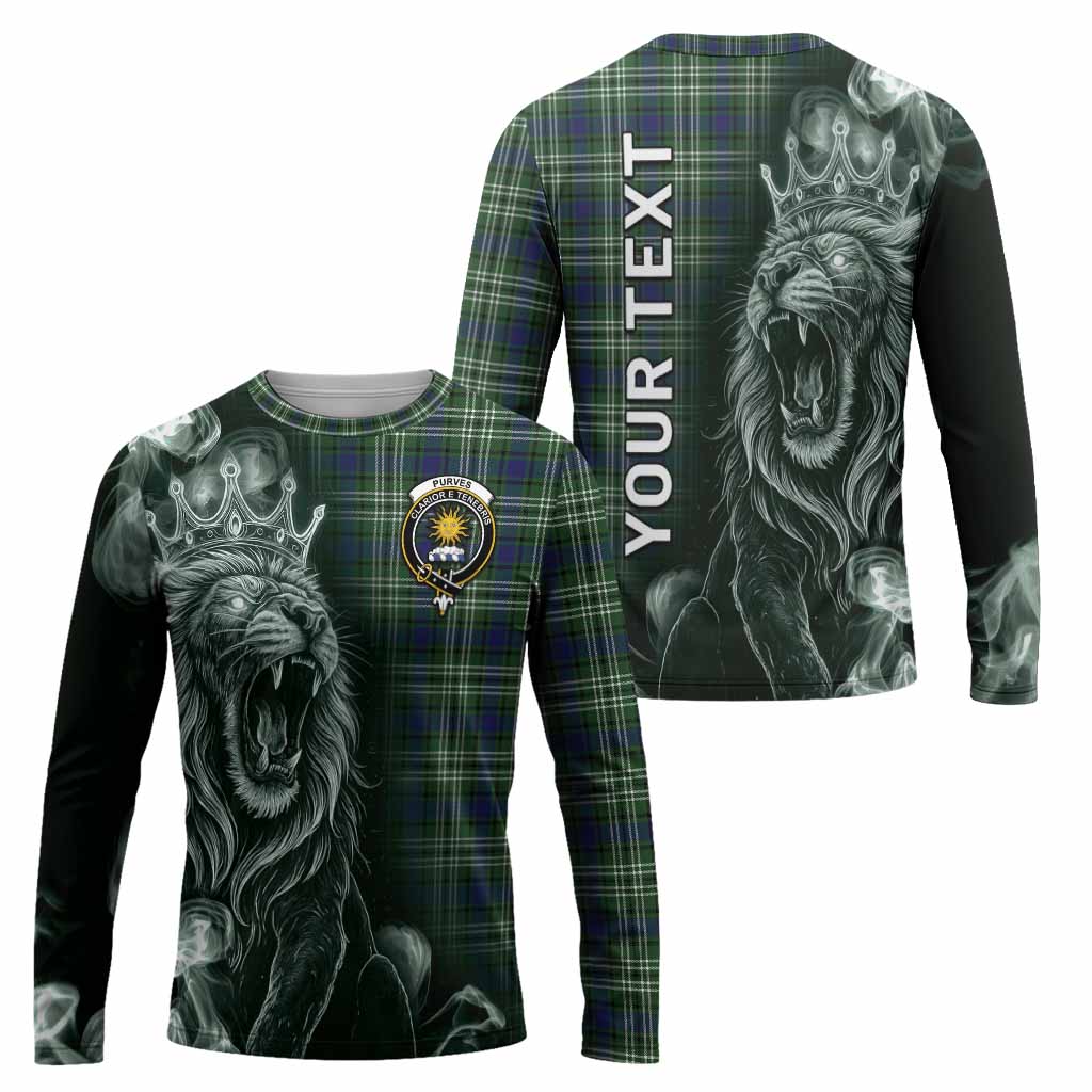 Purves Tartan Long Sleeve T-Shirt Roaring Lion Heritage