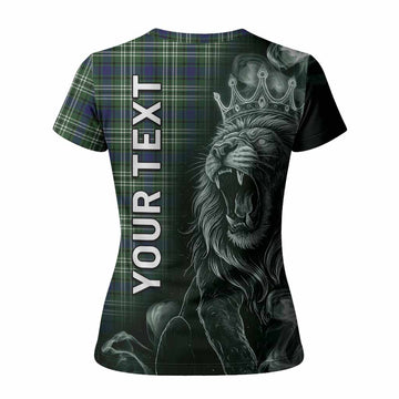 Purves Tartan Women T shirt Roaring Lion Heritage