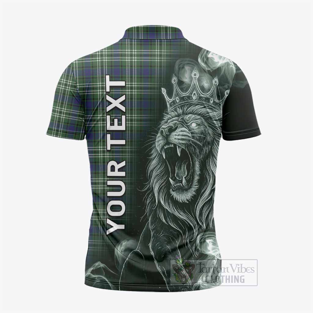 Purves Tartan Zipper Polo Shirt Roaring Lion Heritage