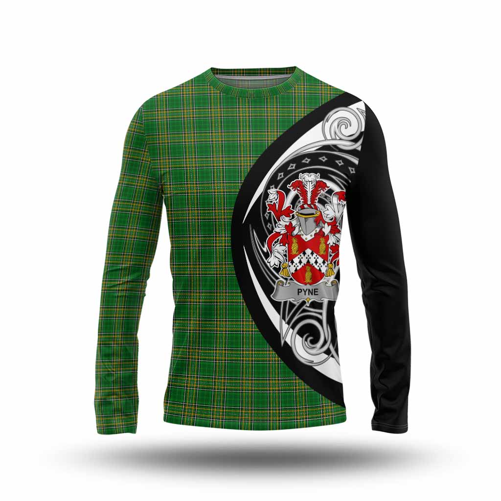 Pyne Irish Clan Long Sleeve T-Shirt Celtic Circle Style Unisex - Tartan Vibes Clothing