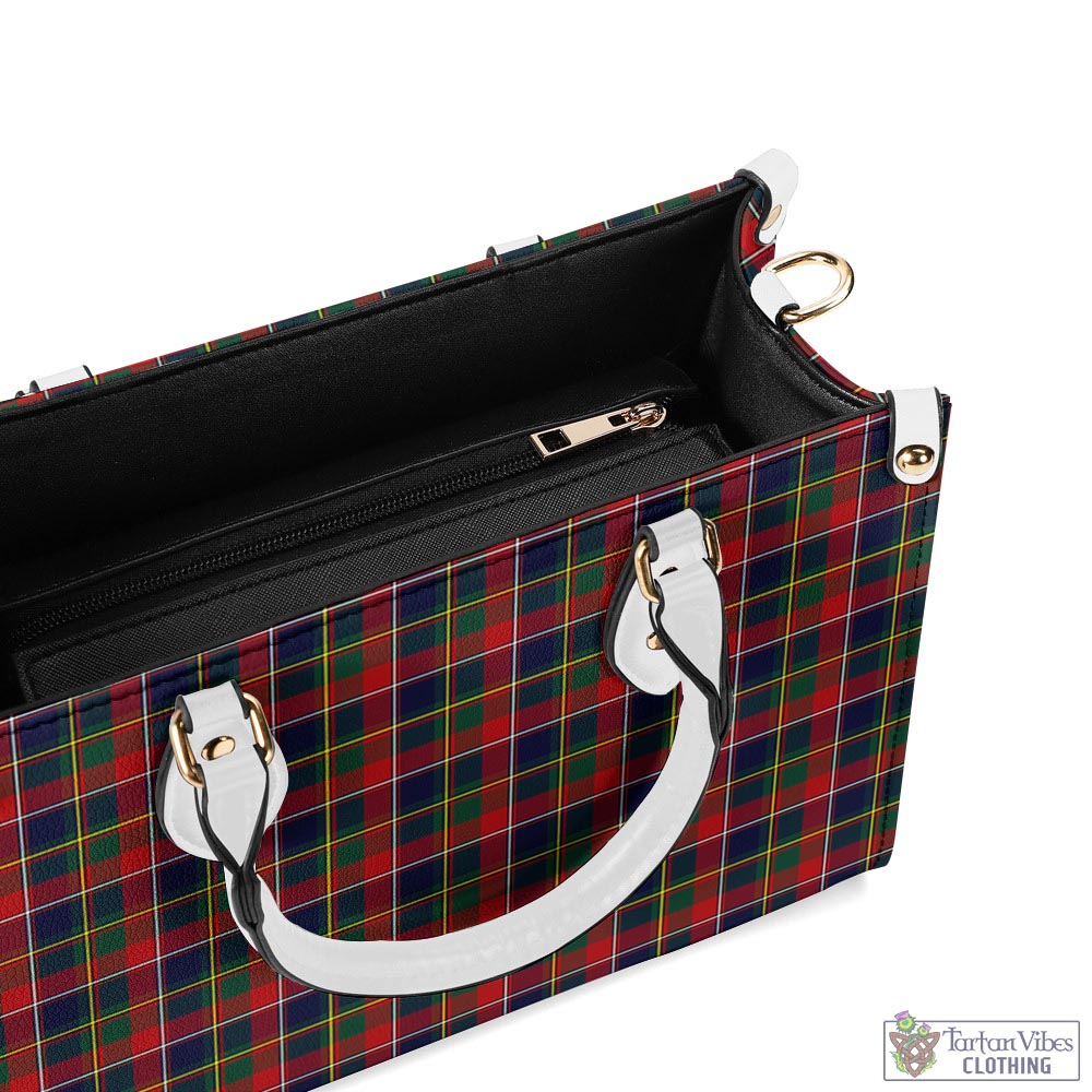 Tartan Vibes Clothing Quebec Province Canada Tartan Luxury Leather Handbags
