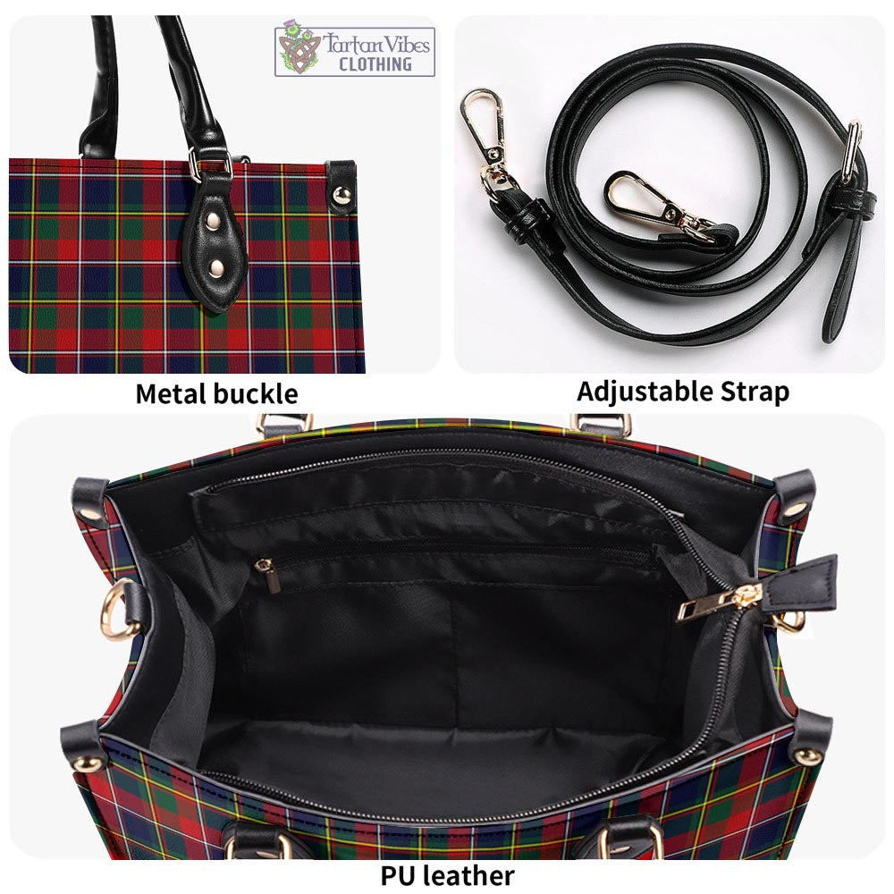 Tartan Vibes Clothing Quebec Province Canada Tartan Luxury Leather Handbags
