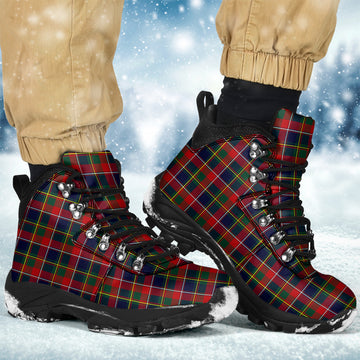 Quebec Province Canada Tartan Alpine Boots - Tartanvibesclothing