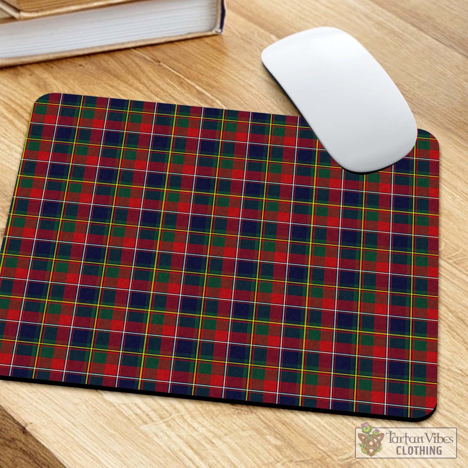 Tartan Vibes Clothing Quebec Province Canada Tartan Mouse Pad
