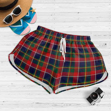 Quebec Province Canada Tartan Womens Shorts