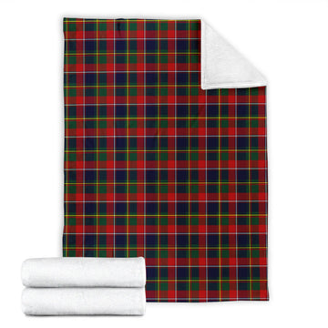 Quebec Province Canada Tartan Blanket