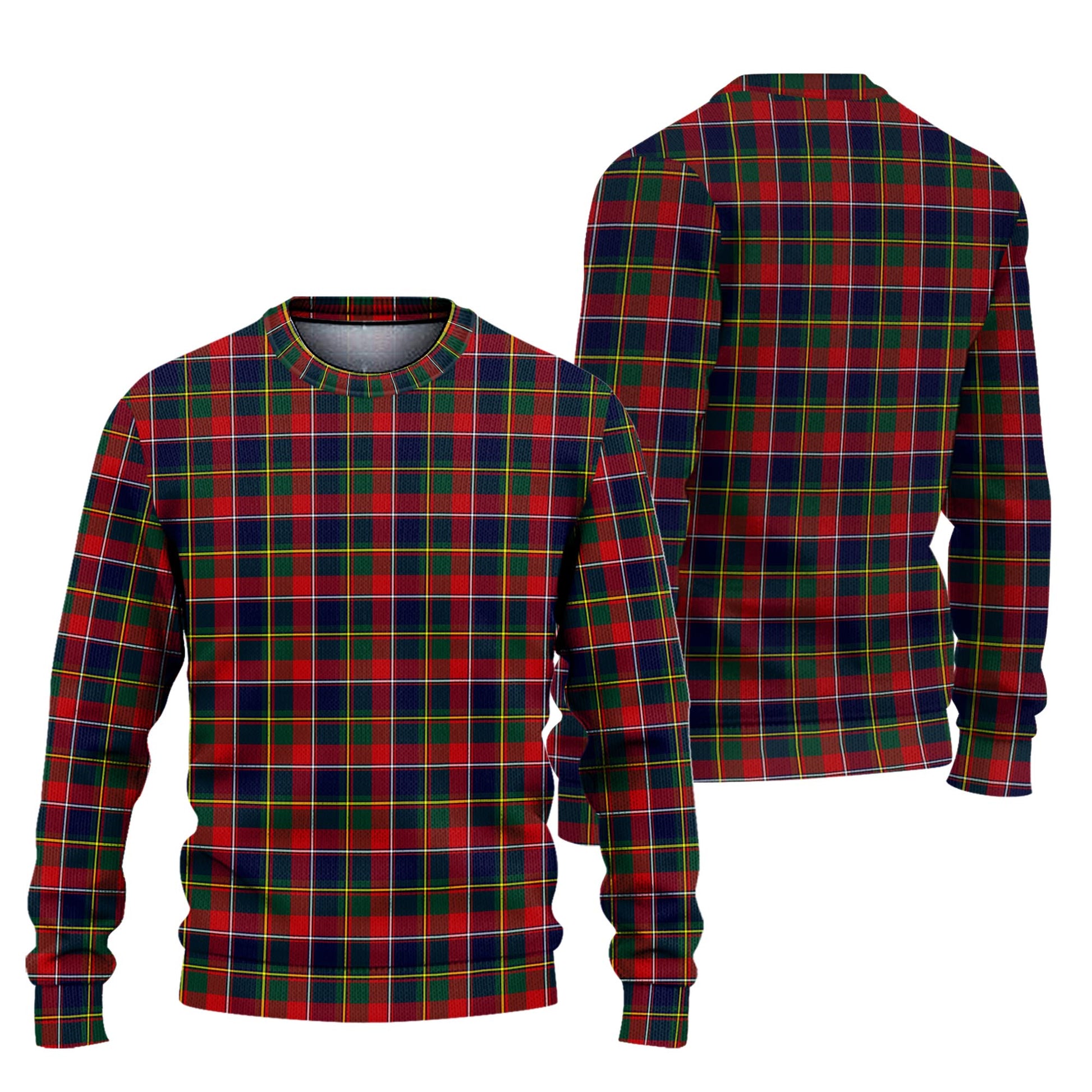 Quebec Province Canada Tartan Knitted Sweater Unisex - Tartanvibesclothing