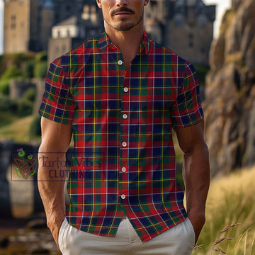 Quebec Province Canada Tartan Cotton Hawaiian Shirt