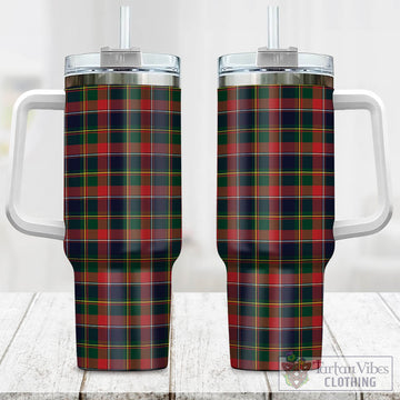 Quebec Province Canada Tartan Tumbler with Handle