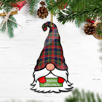 Quebec Province Canada Gnome Christmas Ornament with His Tartan Christmas Hat