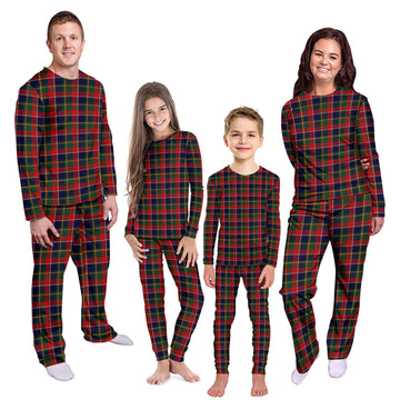 Quebec Province Canada Tartan Pajamas Family Set