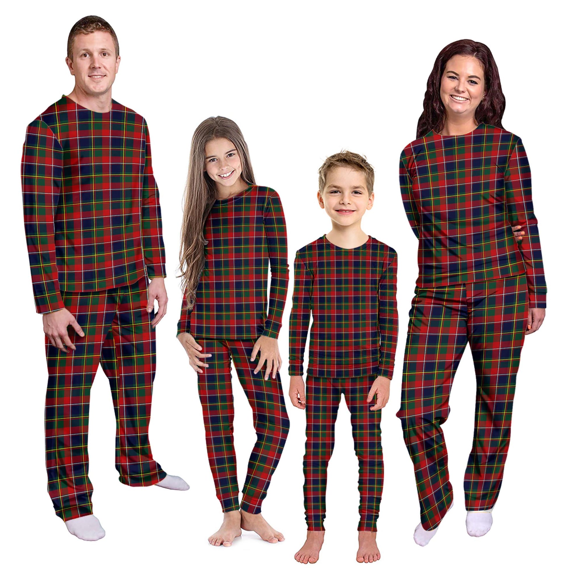Quebec Province Canada Tartan Pajamas Family Set - Tartanvibesclothing