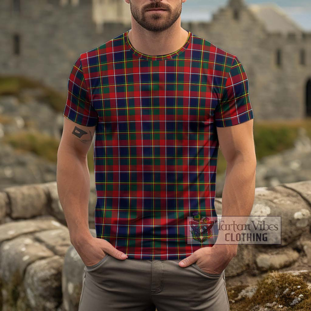 Quebec Province Canada Tartan Cotton T-Shirt Men's Shirt - Tartanvibesclothing Shop