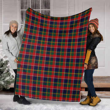 Quebec Province Canada Tartan Blanket