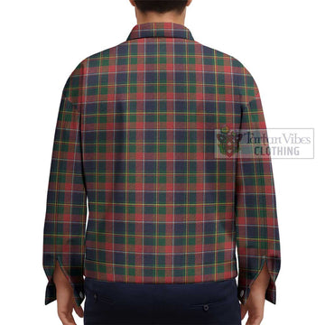 Quebec Province Canada Tartan Unisex Lapel Cotton Jacket