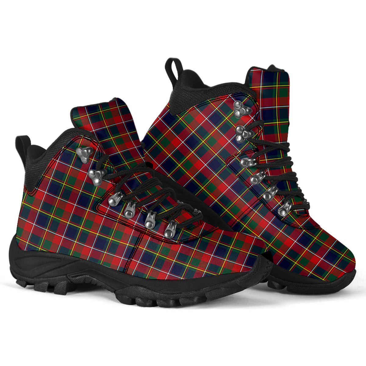 Quebec Province Canada Tartan Alpine Boots - Tartanvibesclothing