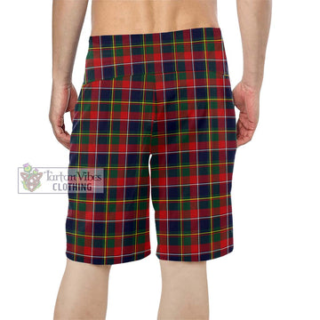 Quebec Province Canada Tartan Men's Board Shorts