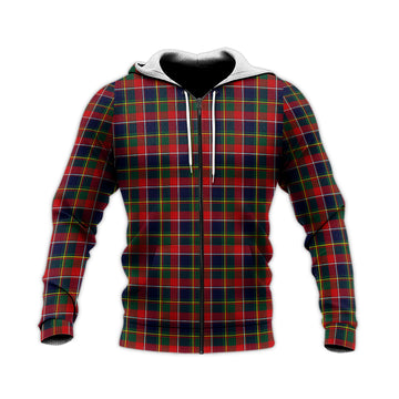 Quebec Province Canada Tartan Knitted Hoodie