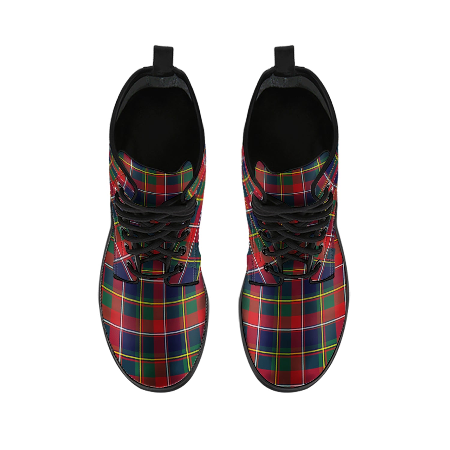 quebec-province-canada-tartan-leather-boots