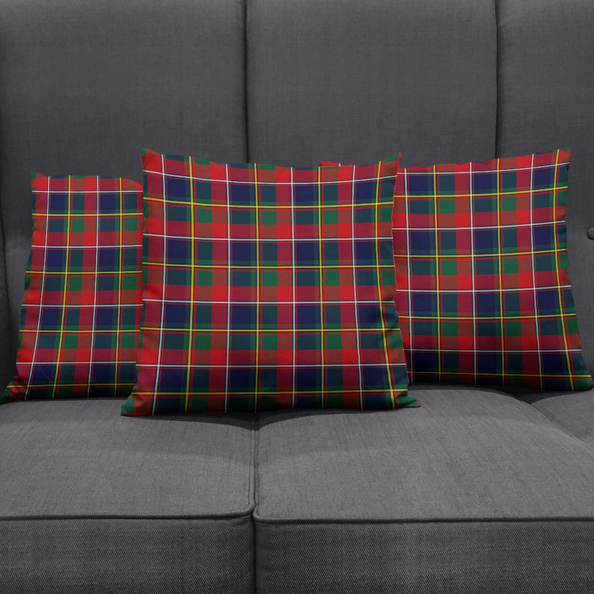 Quebec Province Canada Tartan Pillow Cover - Tartanvibesclothing
