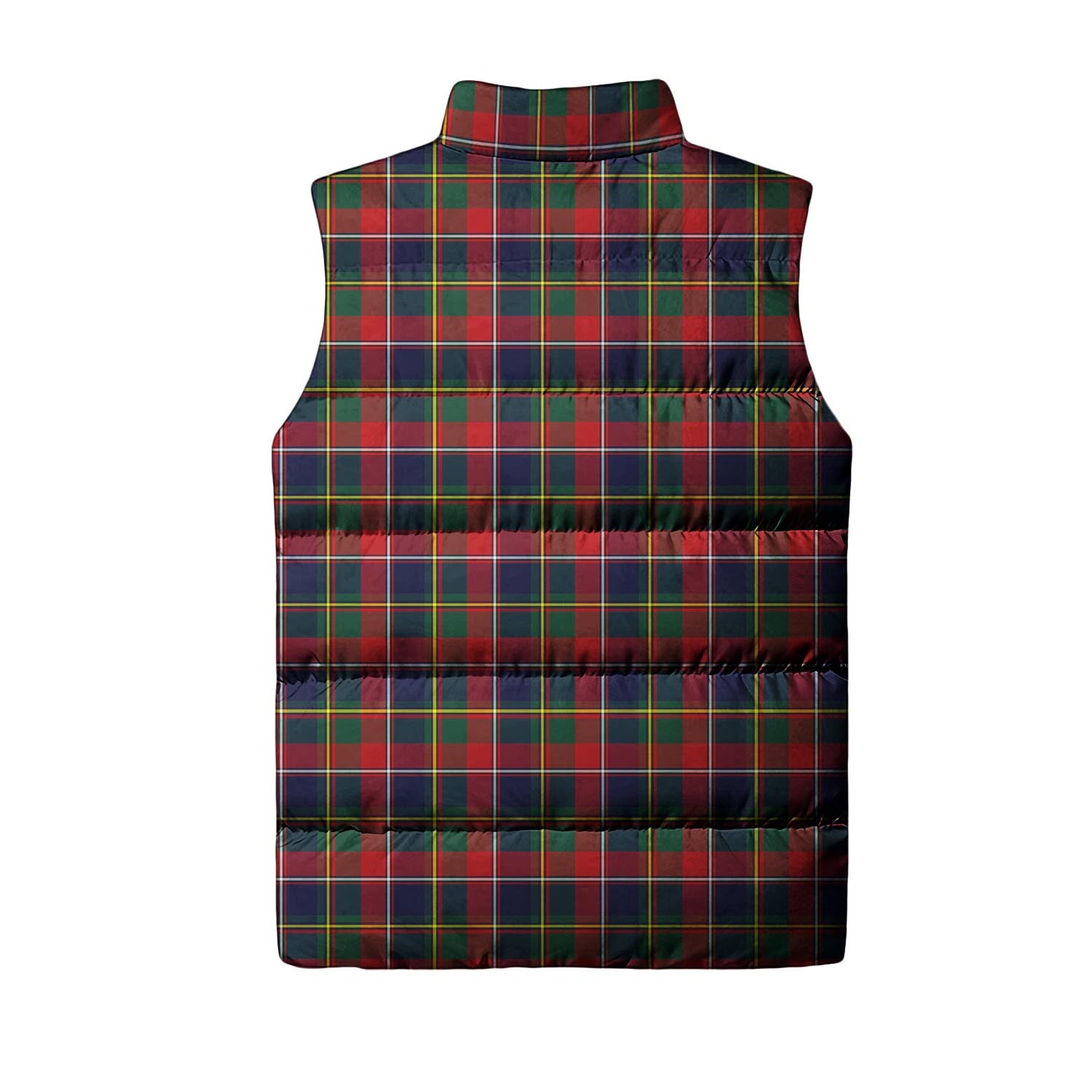 Quebec Province Canada Tartan Sleeveless Puffer Jacket - Tartanvibesclothing