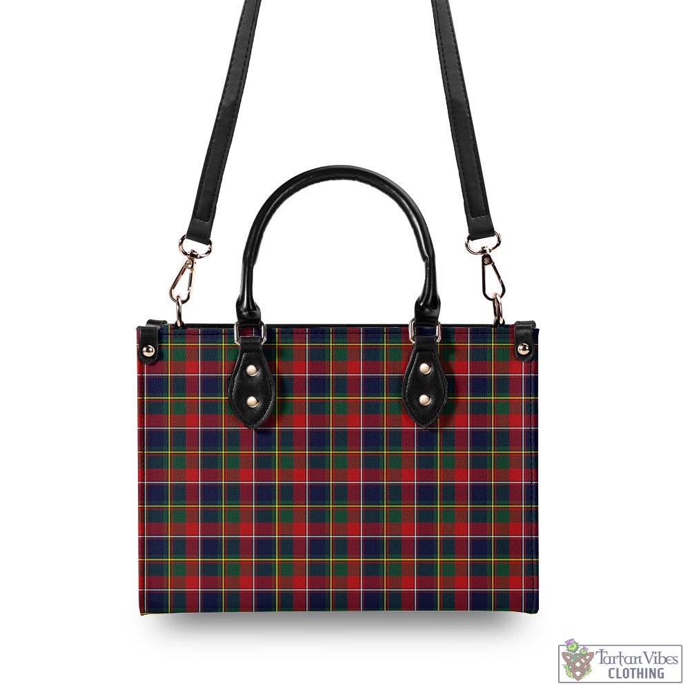 Tartan Vibes Clothing Quebec Province Canada Tartan Luxury Leather Handbags