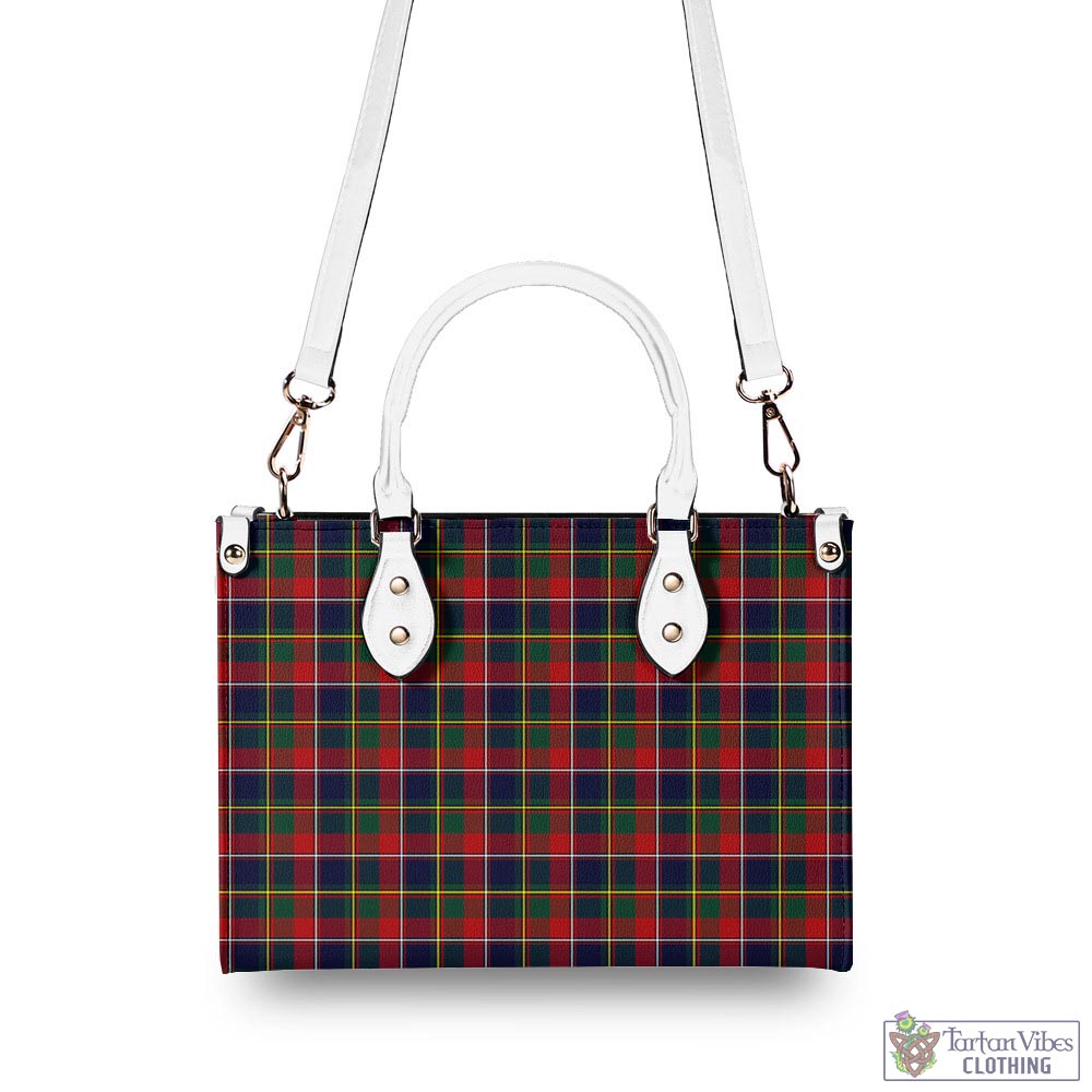 Tartan Vibes Clothing Quebec Province Canada Tartan Luxury Leather Handbags