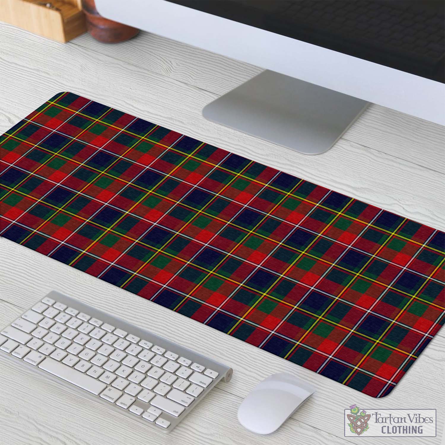 Tartan Vibes Clothing Quebec Province Canada Tartan Mouse Pad