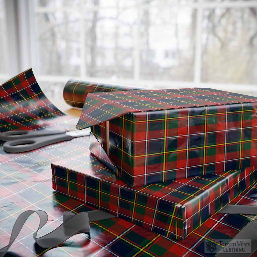 Quebec Province Canada Classic Tartan Wrapping Paper, Classic Scottish Plaid Gift Wrap