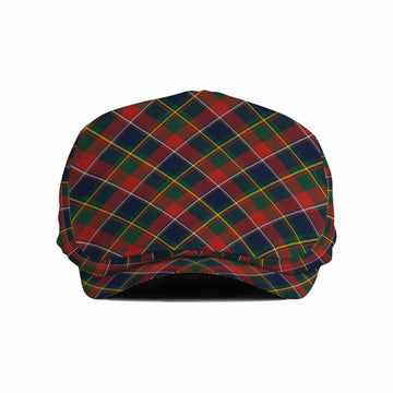 Quebec Province Canada Tartan Flat Cap, Jeff Cap Cross Style