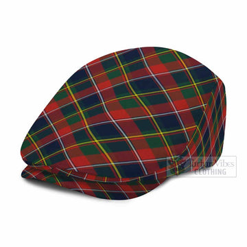 Quebec Province Canada Tartan Flat Cap, Jeff Cap Cross Style