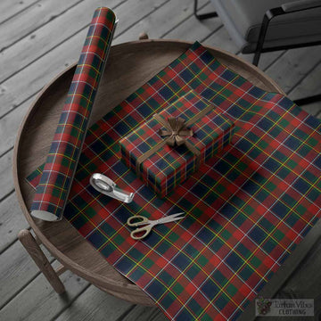 Quebec Province Canada Tartan Wrapping Paper