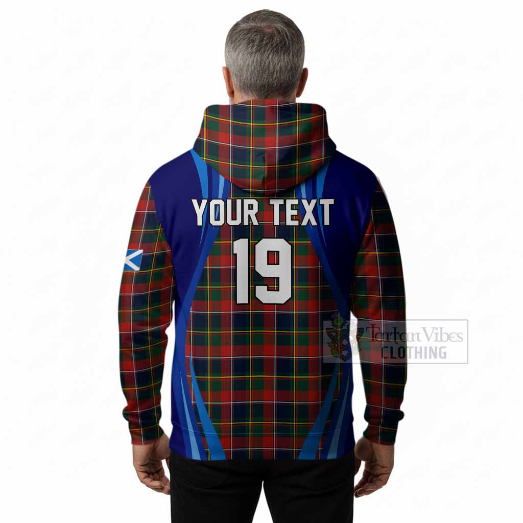 Quebec Scotland Football Tartan Hoodie Lion Mascot Go Scottish