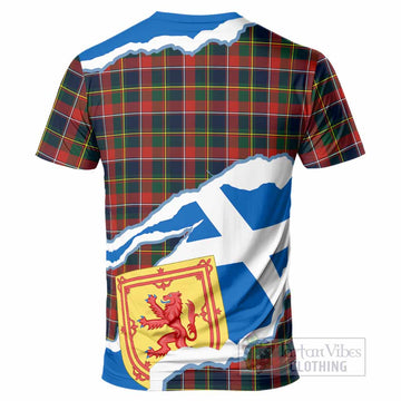 Quebec Scotland Football Tartan T-Shirt We'll Be Coming