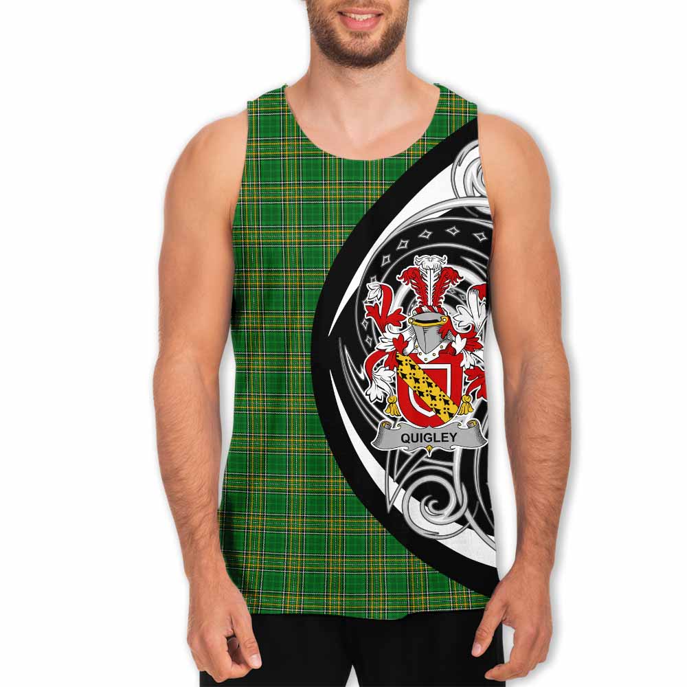 Quigley Irish Clan Men's Tank Top Celtic Circle Style Men - Tartan Vibes Clothing