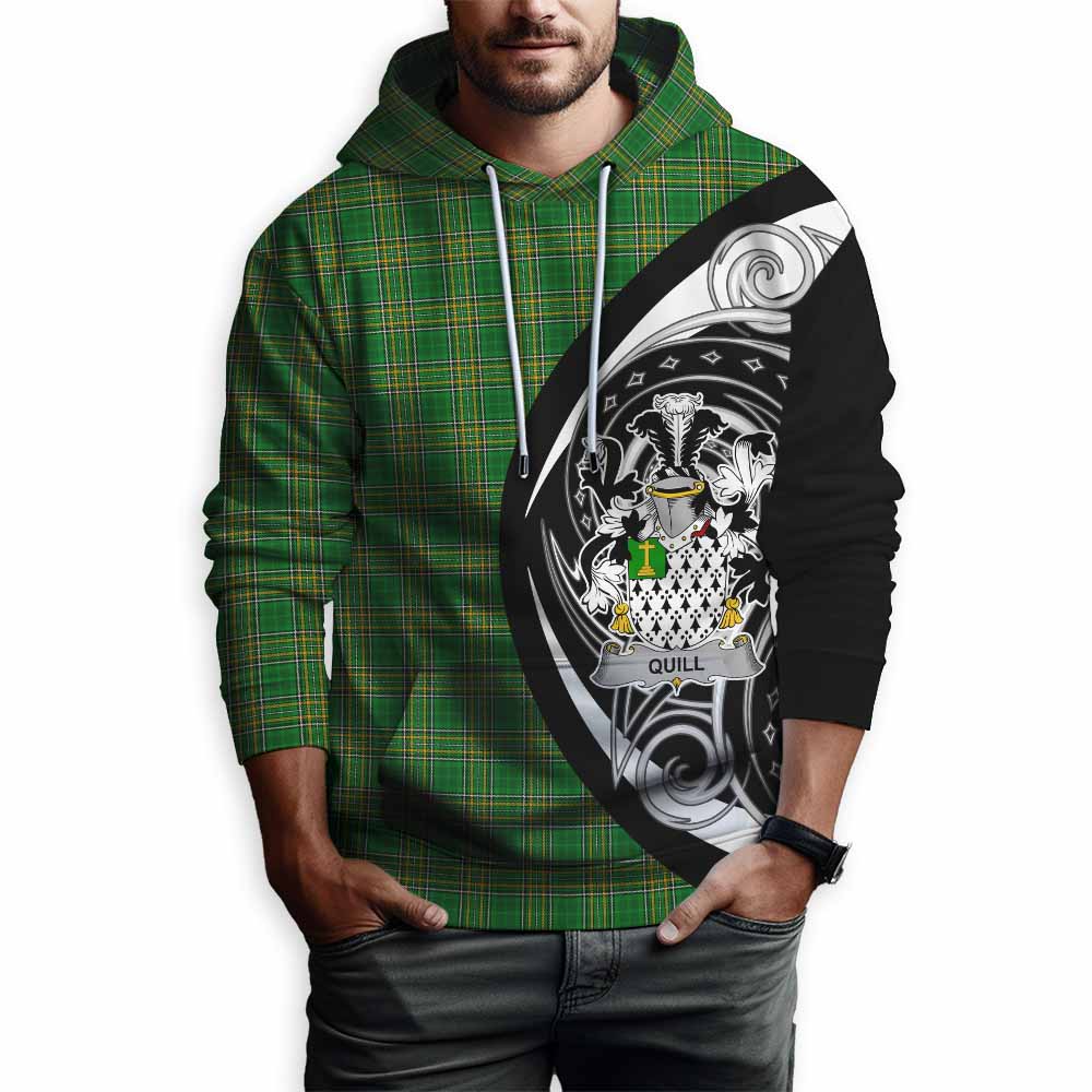 Quill Irish Clan Hoodie Celtic Circle Style Pullover Hoodie - Tartan Vibes Clothing