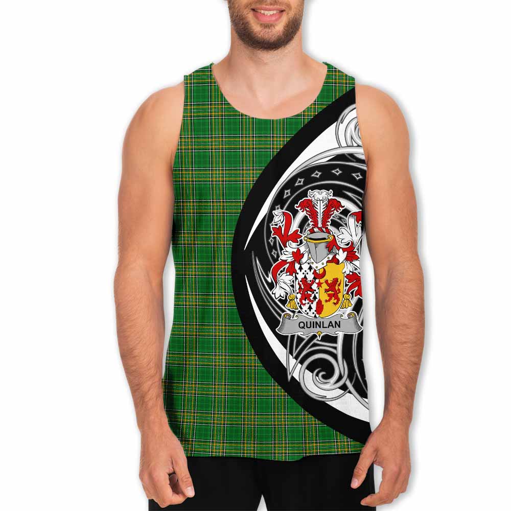 Quinlan Irish Clan Men's Tank Top Celtic Circle Style Men - Tartan Vibes Clothing