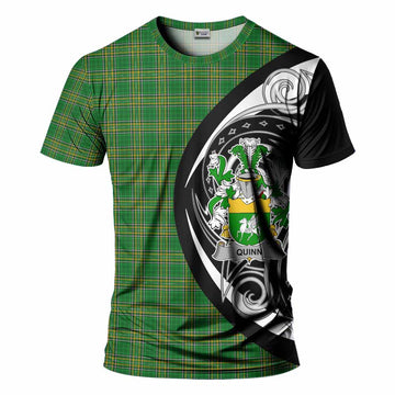 Tartan Vibes Clothing Quinn Irish Clan T-Shirt Celtic Circle Style