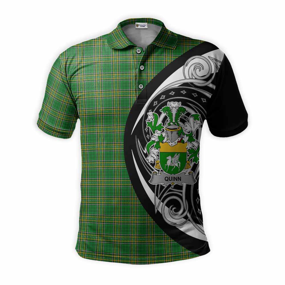 Quinn Irish Clan Polo Shirt Celtic Circle Style Kid - Tartan Vibes Clothing