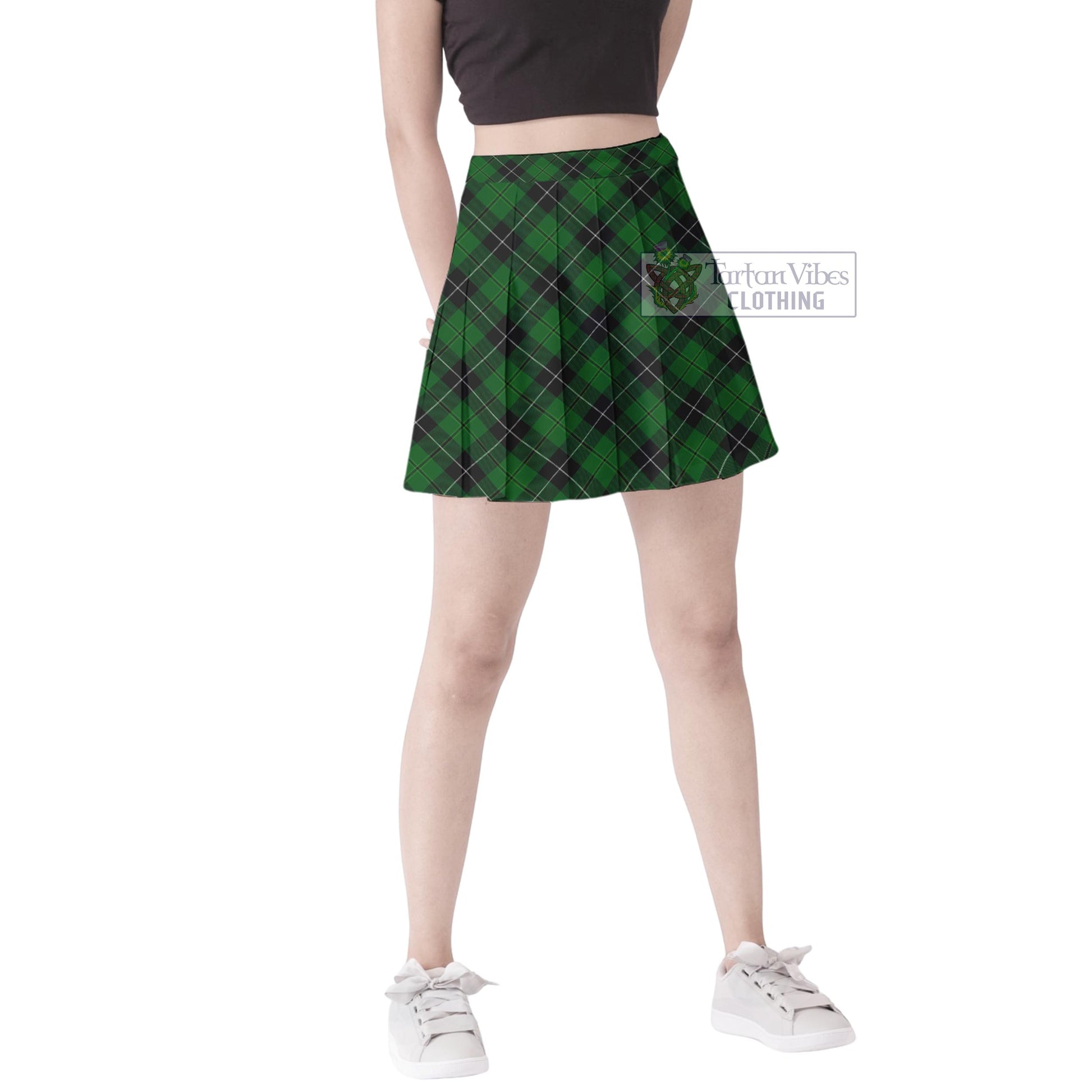 Raeside Tartan Women's Plated Mini Skirt Cross Style Female - Tartan Vibes Clothing