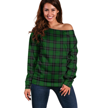 Raeside Tartan Off Shoulder Women Sweater Women - Tartan Vibes Clothing