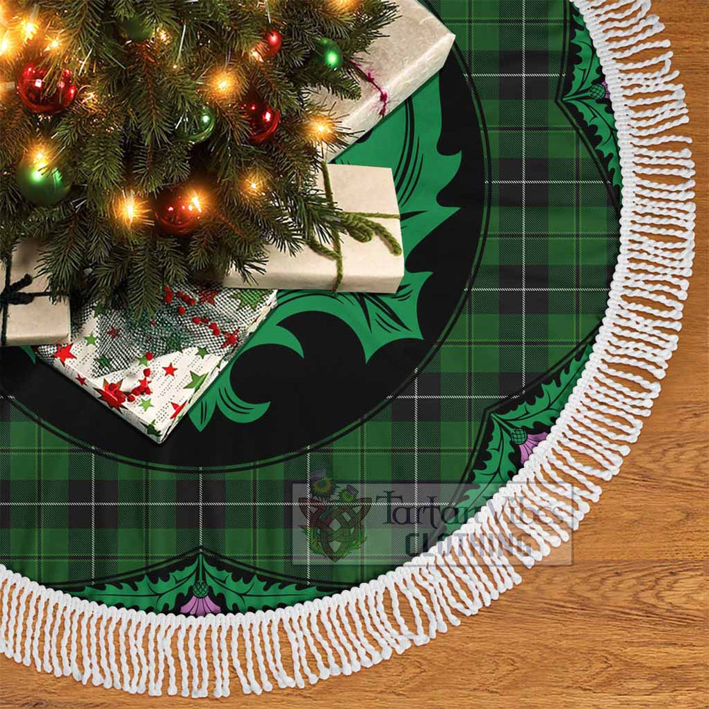 Raeside Tartan Christmas Tree Skirt Scottish Thistle Style - Tartan Vibes Clothing